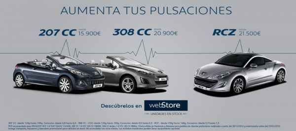 Peugeot relanza su campaña de descuentos &quot;aumenta tus pulsaciones&quot;